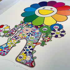 Takashi murakami flower plush 30cm or 60cm black. Takashi Murakami Flower Parent And Child Print Kumi Contemporary