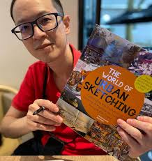 Who's that man under the hat? Why it's the mind-bogglingly talented Alvin  Chong @artofalvin in front of NYC's Rockefeller Center tree! A world class  tattoo artist from Malaysia, a beautiful sketch of
