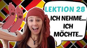 German Lesson 28 Ordering In A Restaurant Bestellen Im Restaurant Youtube