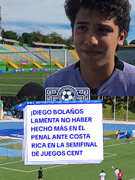 Diego Bolaños Lamenta Penal en Semifinal contra Costa Rica