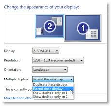 If you want to use both your laptop's screen and your external monitor, choose extend or duplicate. Desktop Mirroring Or Extend Technology Services