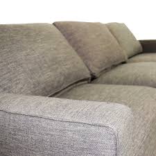 This style is perfect for households that often have overnight guests but. 63 Off Crate Barrel Crate Barrel Davis Grey Chaise Sectional Sofas