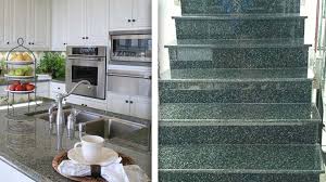 Green granite in high quality for a number of construction purposes
