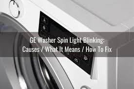 To remove by washing lightly in water. Ge Washer Light Rinse Spin Full Sensing Etc Flashing Ready To Diy