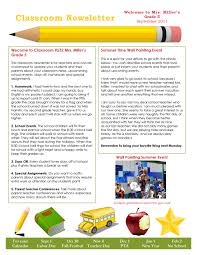 It is possible to also simply upload it upon your schools website from where it might be downloaded and. 50 Free Newsletter Templates For Work School And Classroom