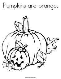 Select from 35919 printable crafts of cartoons, nature, animals, bible and many more. Pumpkins Are Orange Coloring Page Twisty Noodle