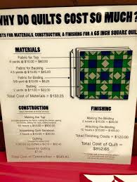 Why Do Quilts Cost So Much Saw This On Fb And Needed To