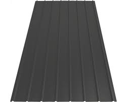 Das trapezblech gibt es schon seit dem 19. Precit Trapezblech H12 Anthracite Gray Ral 7016 1500 X 910 X 0 4 Mm Bei Hornbach Kaufen