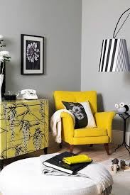 Whether it's rearranging furniture, moving around accessories, adding color… you get the picture. Pop Of Yellow Black And White Living Room Living Room White Living Room Grey