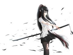 Aquarium live wallpaper for pc. 1024x768 Anime Girl With Katana Sword Desktop Pc And Mac Wallpapers Desktop Background