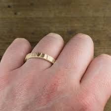 4mm 14k Yellow Gold Mens Wedding Band Wood Grain Matte Rose Gold Mens Wedding Band Mens Gold Wedding Band Mens Yellow Gold Wedding Bands