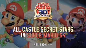 We did not find results for: 3d All Stars Guide All Castle Secret Stars In Super Mario 64