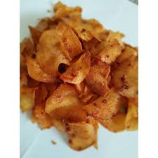 The small factory processes kerepek ubi pedas(spicy potato chips). Resepi Kerepek Ubi Kayu Bbq Resepi Merory Sedap Betul
