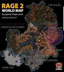 Find arks, datapads, storage containers & more! Open World On Twitter Rage 2 2019 World Map Rage2