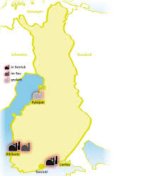 Finnland auf der karte europas. Atomkraft In Finnland Ausgestrahlt De