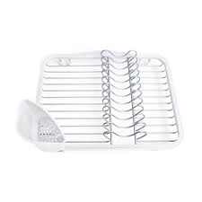 umbra sinkin dish rack white racks