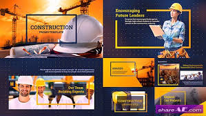 After effects is one of the most popular software from adobe and is widely used by the graphic designers to make stunning edgy presentations. Construction Free After Effects Templates After Effects Intro Template Shareae