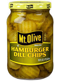 Real pickles are one of the harder ferments to find, but i've been able to locate some food producers keeping the tradition of kosher dill pickles alive. Hamburger Dill Chips Mt Olive Pickles