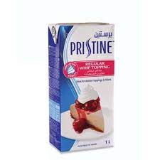Other whipped toppings use hydrogenated oils! Pristine Whipping Cream 1ltr