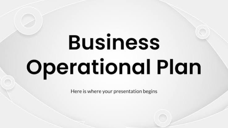 Business Operational Plan Presentation