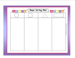 Kindergarten Crayons Stomp Your Feet On More Of My Math Mats Math Mats Shape Sort Kindergarten Worksheets