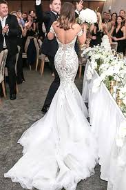 The mermaid silhouette is an ideal choice for those wanting to celebrate both their femininity and natural curves. Charming Mermaid Style Off The Shoulder Sweep Train Lace Wedding Dress Simibridaldresses