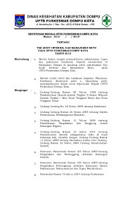 Tahapan audit internal audit internal puskesmas dilaksanakan mengikuti empat tahapan yaitu sebagai berikut : Doc Documents Tips Sk Tim Audit Muhammad Hadian Academia Edu