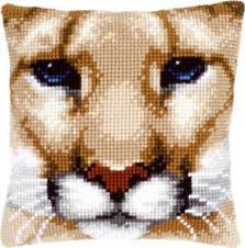 Check spelling or type a new query. Pn 0149921 Vervaco Cross Stitch Cushion Wild Cat