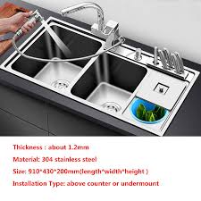 Maybe you would like to learn more about one of these? Kitchen Sink Stainless Steel Sinks With Trash Can With Knife Holder Above Counter Or Undermount 1 2mm Thickness Sinks Kitchen Buy 1 5m Stainless Steel Sink Stainless Steel Thermal Serving Bowl Stainless Steel Spun Metal