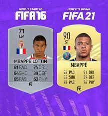 Kylian mbappe evolution in fifa fifa 16 fifa 21. Si Nisi Mbappe Ne Fifa 16 Dhe Si Futbolli Jeta Ime Facebook