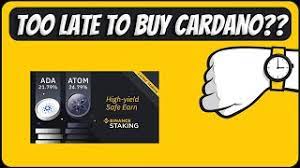 Staking is much easier than mining or trying to time potential airdrops to accrue coins. Too Late To Buy Cardano Binance Staking Offering 20 Rewards Youtube