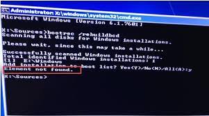 Como Reparar O Erro Elemento Nao Encontrado Ao Executar O Bootrec Fixboot Tecnologia Em Nossa Opiniao