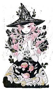 Hydroponic Witch An Art Print By Koyamori Witch Art Art Inspiration Cute Art