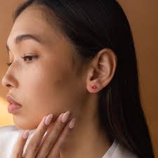 4mm Birthstone Studs by Caitlyn Minimalist • Dainty Stud Earrings •  Everyday Gemstone Earrings • Birthstone Jewelry • New Mom Gift • ER322