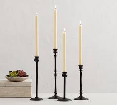 Go bold with something big and metallic and intricate like the it will be the most unique gallery wall in your neighborhood. Booker Candlesticks Set Of 4 Candle Holder Pottery Barn