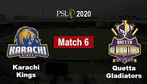 Pakistan super league at karachi. Psl 2020 Karachi Kings Vs Quetta Gladiators Live Score Psl 5 Match 6