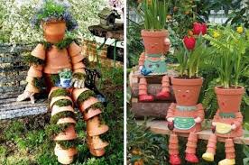 Gartendeko Aus Tontopfen Selber Machen 31 Tolle Ideen Garten Deko Tontopf Figuren Und Basteln Mit Tontopfen
