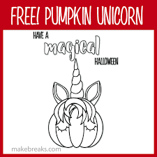 Since this coloring book is free, you can take a chance and try the pages out. Free Pumpkin Unicorn Magical Coloring Page Make Breaks