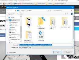 Setelah itu ada sejumlah pilihan yang bisa kamu pilih. Cara Menyimpan Halaman Web Sebagai File Pdf Di Windows 10 Winpoin