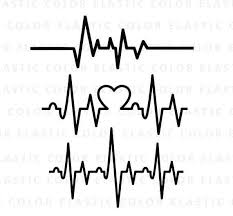 Heartbeat Svg Ekg Svg Heartbeat Line Clipart Cardiogram Etsy Heartbeat Line In A Heartbeat Heartbeat Tattoo