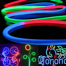 Dc12 24v 360 Degree Round Digital Rgb Led Neon Flex Lights 12 14mm Optional Outdoor Ip68 Linear Tube Strip Lights Rope Dcfls Neon 360 18mm