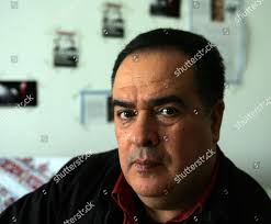 Tunisian Journalist Taoufik Ben Brik Poses Editorial Stock Photo