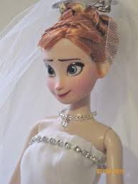 12" DELUXE BRIDAL OOAK DISNEY FROZEN REPAINT ANNA COLLECTOR ITEM ART DOLL 2  DRES