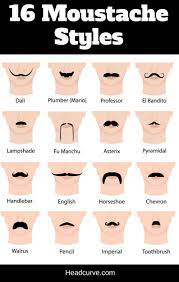Maybe you would like to learn more about one of these? 16 Moustache Styles And Names Chart And Illustrations