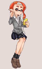 たまにはちがう髪型もね イラスト 髪型 スプラトゥーン