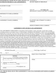 There are some things you can do to stop a wage garnishment. Magistrate Court Of Fulton County Ga Garnishment Summons For Regular Garnishment Do Not Write In This Space Pdf Free Download