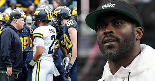 Michael Vick: IN PHOTOS: Former Eagles QB Michael Vick marks his presence  at the Michigan Spring game