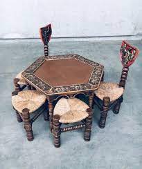 When you buy a millwood pines retro coffee table, medieval coffee table with living room storage shelf, modern wooden appearance coffee table, easy to assemble, antique brown online from wayfair, we make it as easy as possible for you to find out when your product will be delivered. Handmade Medieval Knight Coffee Or Side Table 1960s For Sale At Pamono