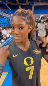 “Shoutout to my team… We all played amazing” 🗣️, Alanah Clemente was proud  of her squad for picking up the #b1gvbchallenge sweep over No. 25 UCLA 🧹