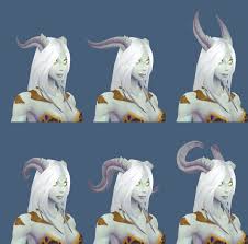 Bfa Lightforged Draenei New Hairs And New Horns Worldofwarcraft Blizzard Hearthstone Wow Warcraft Bli Fantasy Character Design Dragon Horns Character Art